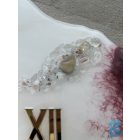 "Red-Marble" egyedi prémium falióra-kép 115cm x 85cm x 3,5cm