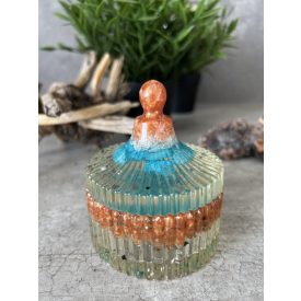 Ékszertartó doboz epoxy gyantából