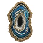 "Blue & White Geode"  falikép