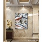 ELKELT!  "Brass Marble" 50cm X 40cm akril, epoxy texturált kép