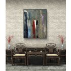 "Contrast" 40cm x 50 cm absztrakt festmény