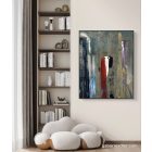 "Contrast" 40cm x 50 cm absztrakt festmény