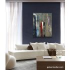 "Contrast" 40cm x 50 cm absztrakt festmény