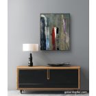 "Contrast" 40cm x 50 cm absztrakt festmény