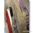 "Contrast" 40cm x 50 cm absztrakt festmény