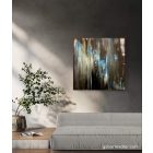 "Melting point"  40cm x 40cm absztrakt festmény