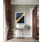 "Golden river"  50cm x 40cm textúrált kép