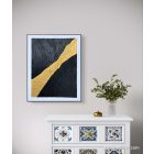 "Golden river"  50cm x 40cm textúrált kép