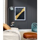 "Golden river"  50cm x 40cm textúrált kép