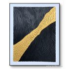 "Golden river"  50cm x 40cm textúrált kép