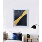 "Golden river"  50cm x 40cm textúrált kép