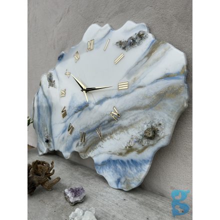 "Skyblue" egyedi prémium falióra-kép 98cm x 65cm x 2,5cm