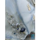 "Skyblue" egyedi prémium falióra-kép 98cm x 65cm x 2,5cm