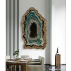 "Smaragd-green geode "  falikép