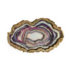"Purple & White Geode" epoxy  falikép