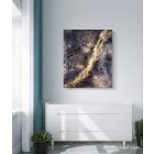  "Gold-Red galaxy" 46cm X 55cm  akril, epoxy  kép    (kézzel készített, egyedi, modern, kézműves, festmény, absztrakt, falikép, kortárs, dekoráció)