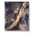  "Gold-Red galaxy" 46cm X 55cm  akril, epoxy  kép    (kézzel készített, egyedi, modern, kézműves, festmény, absztrakt, falikép, kortárs, dekoráció)