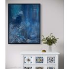 "Living waves " 40cm x 50 cm texturált absztrakt festmény