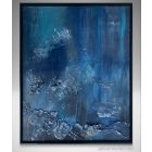 "Living waves " 40cm x 50 cm texturált absztrakt festmény