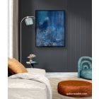"Living waves " 40cm x 50 cm texturált absztrakt festmény