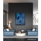 "Living waves " 40cm x 50 cm texturált absztrakt festmény
