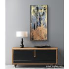 "Transition" 30 cm X 60 cm absztrakt ,texturált akril festmény.