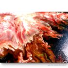 "Solar flare II." 40cm X 40 cm akril festmény