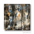 "Iced Earth" 40cm x 40cm absztrakt festmény
