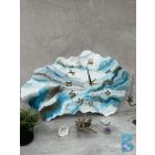 "Miracle blue" egyedi prémium falióra-kép 98cm x 65cm x 2,5cm