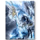 "Surface"  17cm X 12cm (kerettel együtt 25cm x 20cm ) epoxy kép fa keretben