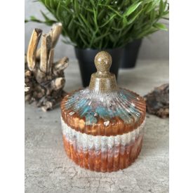 Ékszertartó doboz epoxy gyantából