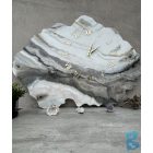 "Ivory Marble" egyedi prémium falióra-kép 115cm x 85cm x 3,5cm