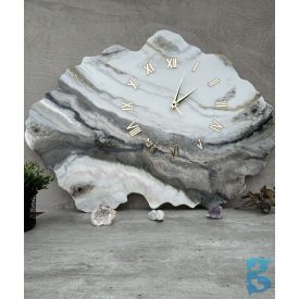   "Ivory Marble" egyedi prémium falióra-kép 115cm x 85cm x 3,5cm