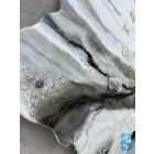 "Ivory Marble" egyedi prémium falióra-kép 115cm x 85cm x 3,5cm