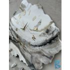 "Ivory Marble" egyedi prémium falióra-kép 115cm x 85cm x 3,5cm