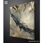 "Golden space" 40cm x 40cm absztrakt festmény