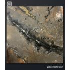 "Golden space" 40cm x 40cm absztrakt festmény